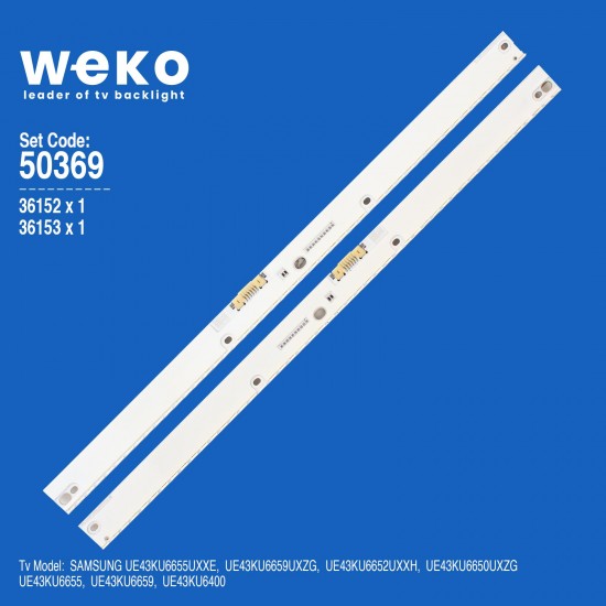 Wkset-5369 36152X1 36153X1 V6Er_430S 2 Adet Led Bar