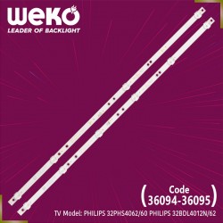 Wkset-5580 36094X1 36095X1 K320Wdx A2  4708-K320Wd-A2113N11 2 Adet Led Bar