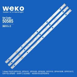 Wkset-5585 36010X3 Gj-2K15 D2P5-315 D307-V1.1/17.8Mm 3 Adet Led Bar