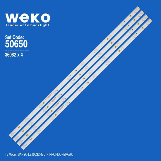 Wkset-5650 36082X4 Cx42D10-Zc21Fg-03 303Cx420035 4 Adet Led Bar