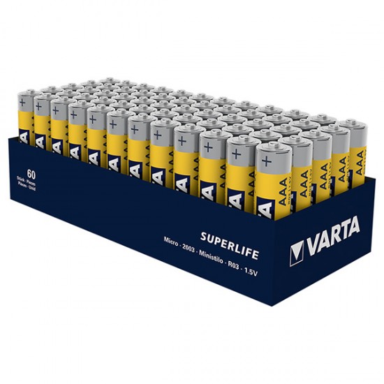 Varta Superlife Çi̇nko Aaa İnce Kalem Pi̇l 60Li Paket Fi̇yat