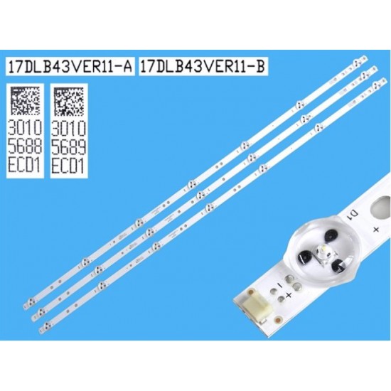 Wkset-6023 36832X2 36833X1 17Dlb43Ver11-A/B 3 Adet Led Bar