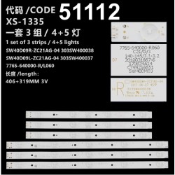 Wkset-6112 35958X3 35959X3 Sw40D09L/R 6 Adet Led Bar