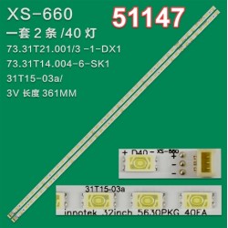 Wkset-6147 35489X2 Lg Innotek 32Inch 5630Pkg 40Ea Rev0.0 2 Adet Led Bar