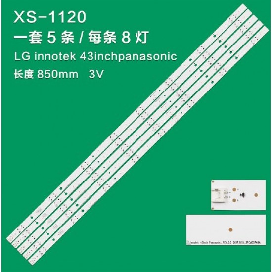 Wkset-6158 35800X3 Lg Innotek 43Inch Panasonic_ Rev.0.0 2017.11.15_3Pcm00748A 3 Adet Led Bar