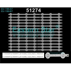 Wkset-6274 36979X7 36980X6 Svs550Af3 (Lti550Hn11,Lj07-01236A/B 13 Adet Led Bar