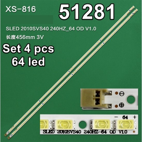 Wkset-6281 34894X4 Sled 2010Svs40 240Hz_64 Od V1.0  4 Adet Led Bar