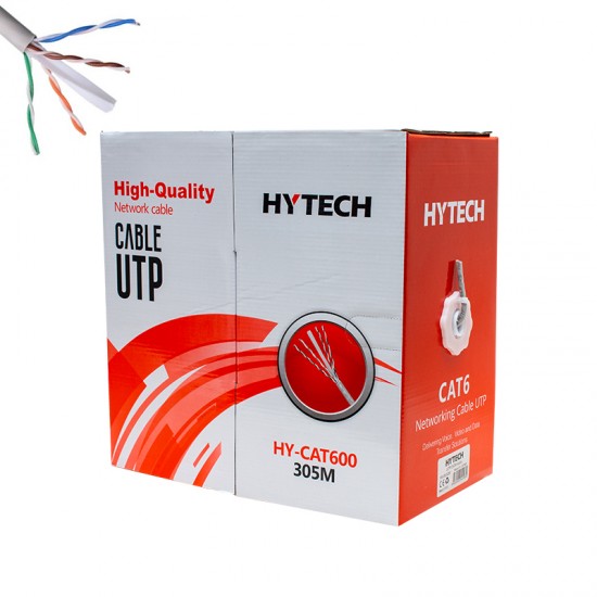 Hytech Hy-Cat600 25 Awg Utp Gri̇ 305 Metre Cat6 Kablo