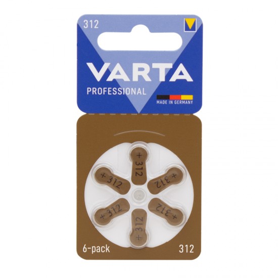 Varta 312 No Kulaklik Pi̇li̇ (6Li Paket)