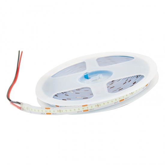 Powermaster Buz Mavi̇ 5 Metre 12V  Cob Şeri̇t Led Strip 200 Led 3000K Fosforlu