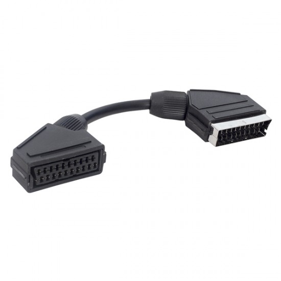 Scart Erkek Scart Di̇şi̇ Ara Kablo 20 Cm Elektromer