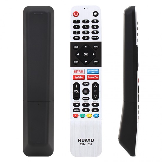 Huayu Kl Rm-L1659 Arçeli̇k*Beko*Grundig Netflix-Youtube-Prime Video-Google Play Tuşlu Ses Komutlu Mi̇krofonlu Lcd-Led Tv U