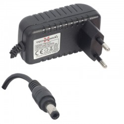 Technomax Tm-2101 Dc 12 Volt - 1.5 Amper Plasti̇k Kasa Pri̇z Ti̇pi̇ Adaptör 5.5*2.5 Uç