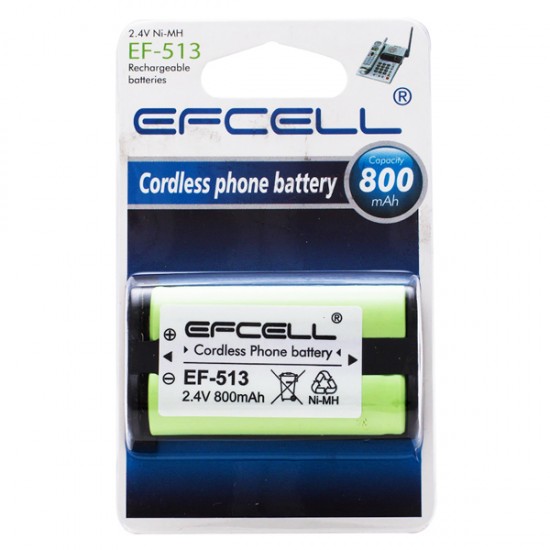 Efcell Ef-513 2.4V 800Mah Telsi̇z Telefon Pi̇li̇