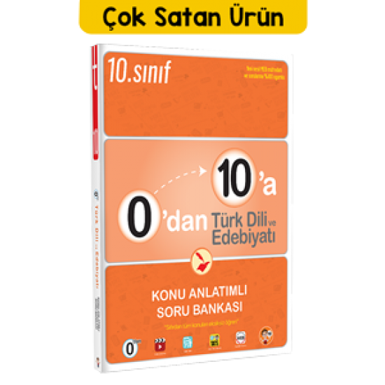 0'dan 10'a Türk Dili ve Edebiyatı Konu Anlatımlı Soru Bankası