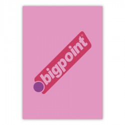 Bigpoint A4 Cilt Kapağı 150 Mikron Şeffaf Pembe 100'lü Paket