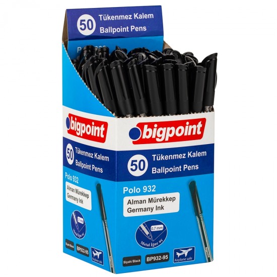 Bigpoint Tükenmez Kalem Polo 0.7mm Siyah