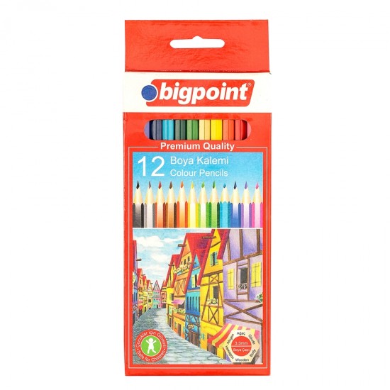 Bigpoint Kuru Boya Kalemi 12 Renk Bigpoint Kuru Boya Kalemi 12 Renk