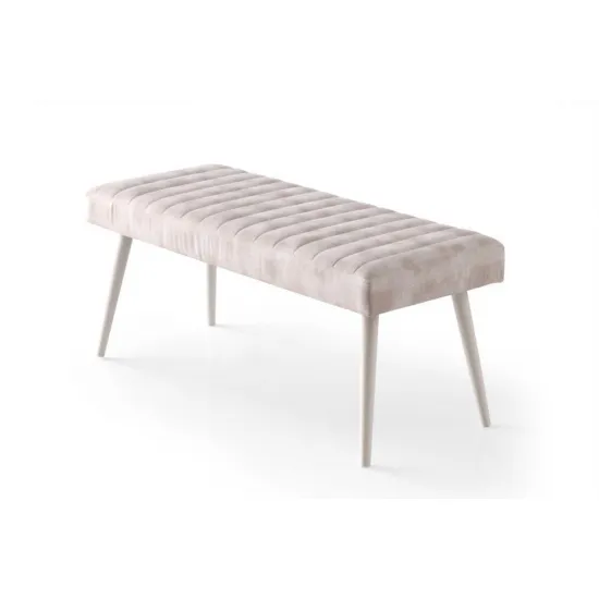 Mutfak Bank Bench Oturma Markiz 95cm Krem Kumaş Mutfak Bank Bench Oturma Markiz 95cm Krem Kumaş