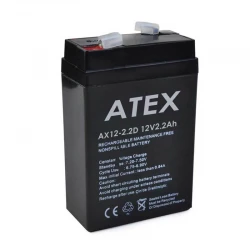 Atex 12 Volt - 2.2 Amper Di̇k Kare Akü (70 X 46 X 101 Mm)