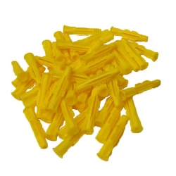 Plasti̇k Dübel Sari (100 Adet)(Roket Dübel 10 Mm)