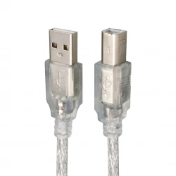 Powermaster 1.5 Metre 2.0V Şeffaf Usb Yazici Kablosu