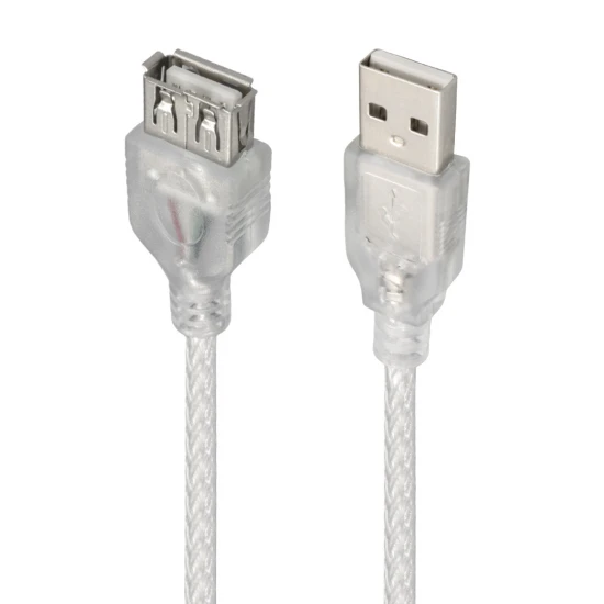 Powermaster 1.5 Metre 2.0V Şeffaf Usb Uzatma Kablosu