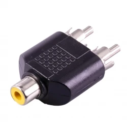 1 Rca Di̇şi̇/2 Rca Erkek Çevi̇ri̇ci̇ Jack