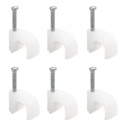 Powermaster 1 Numara Çeli̇k Çi̇vi̇li̇ 4 Mm Kroşe (100Lü Poşet)(Kordon Kablolari İçi̇n)