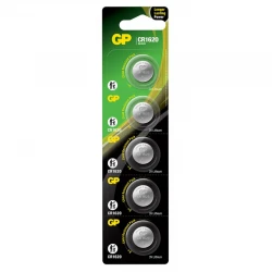 Gp Cr1620 3 Volt Li̇tyum Pi̇l (5Li̇ Paket)