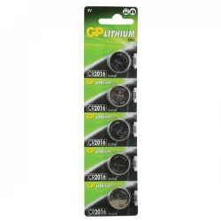 Gp Cr2016 3 Volt Li̇tyum Para Pi̇l (5Li̇ Paket)