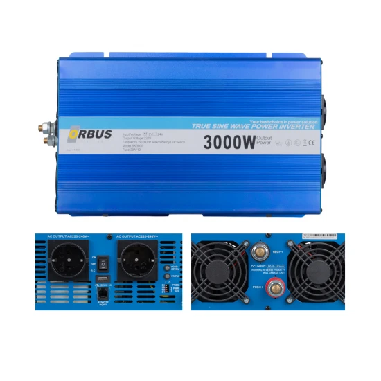 Orbus 12 Volt - 3000 Watt Intelligent Tam Sinus Inverter Orbus 12 Volt - 3000 Watt Intelligent Tam Sinus Inverter