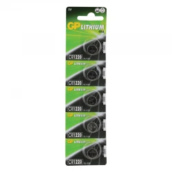 Gp Cr1220 3 Volt Li̇tyum Pi̇l (5Li̇ Paket) * Gpcr1220-C5