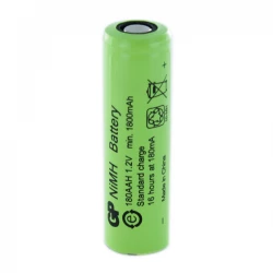 Gp 180Aah 1800 Mah Düz Kafa Şarjli Kalem Pi̇l