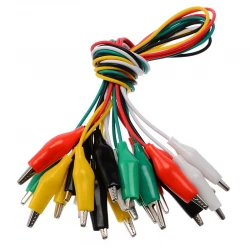 Powermaster Renkli̇ Küçük Kablolu Krokodi̇l (10Lu Paket)