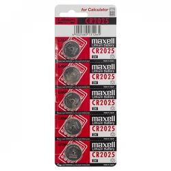 Maxell Cr2025 3 Volt Li̇tyum Para Pi̇l (5Li̇ Paket)