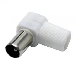 Powermaster 60 Ohm L Fi̇ş Erkek Beyaz Anten Fi̇şi̇