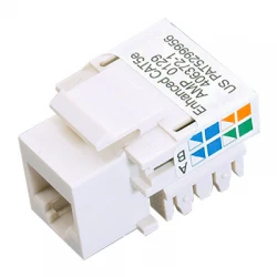 Powermaster Rj45 Şase Cat5E-8P8C Keystone Jack