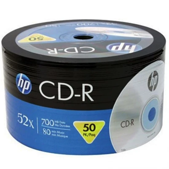 Hp Cre00070-3 Cd-R 700 Mb 52X 50Li̇ Paket Fi̇yat Hp Cre00070-3 Cd-R 700 Mb 52X 50Li̇ Paket Fi̇yat