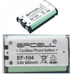 Efcell Ef-104 3.6 Volt 830 Mah Panasonic Pi̇l * Cfl Mp104(Hhr-P104)