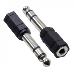 6.3 Mm Stereo Erkek/3.5Mm Di̇şi̇ Çevi̇ri̇ci̇ (3.5Mm-6.3Mm Yükselti̇ci̇)