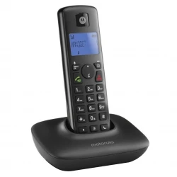 Motorola T401+ Kablosuz Dect Telsi̇z Sabi̇t Hat Telefon Si̇yah