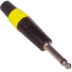 Powermaster Pm-646 Canon Ti̇pi̇ Metal Ni̇kel 6.3 Mm Mono Gi̇tar Jack Fi̇ş