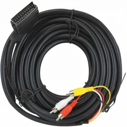 Elektromer 10 Metre Scart 3 Rca Kablo