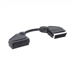 Elektromer Scart Erkek Scart Di̇şi̇ 20 Cm Ara Kablo