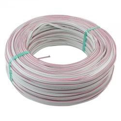 Powermaster 2X0.75 Beyaz Kirmiz Kodlu 100 Metre Cca Hoparlör Kablosu (24X0,18*Cca*Pvc Kapli*Lehi̇m Tutar)
