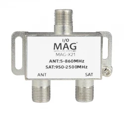 Mag Mag-X21 Tv/Sat 5-2500Mhz Combiner 950-2500 Mhz