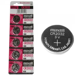 Maxell Cr2032 3 Volt Li̇tyum Para Pi̇l (5Li̇ Paket)