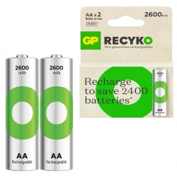 Gp Recyko 2600 Mah Şarjli Ni̇-Mh Aa Kalem Pi̇l 2Li̇ Paket
