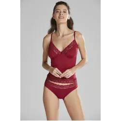 Kadın Dantelli Penye Atlet Külot / Kaşkorse Set - 365
